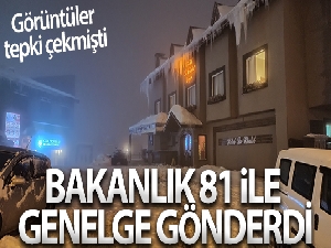 İçişleri Bakanlığı'ndan 81 İl valiliğine kayak otelleri/ tesisleri ile ilgili ek genelge