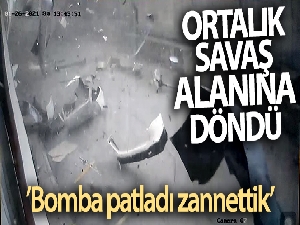 40 saniyelik hortum sanayi sitesini savaş alanına çevirdi