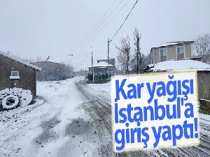 Silivri beyaza büründü