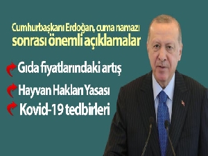 Cumhurbaşkanı Erdoğan: (Gıda fiyatlarındaki artış ile ilgili) 'Çok ağır cezalar sizleri bulabilir'