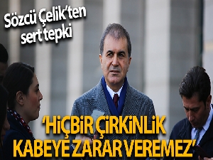 AK Parti Sözcüsü Çelik'ten Boğaziçi Üniversitesi önünde Kabe fotoğrafının yere serilmesine sert tepki