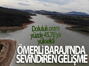 Ömerli Barajı'nda sevindiren gelişme: Doluluk oranı yüzde 45.76'ya yükseldi