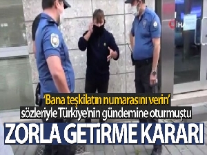 Maske takmayıp polise direnen kurye hakkında zorla getirme kararı