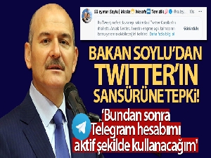 Bakan Soylu: 'Bundan sonra Telegram hesabımı aktif şekilde kullanacağım'