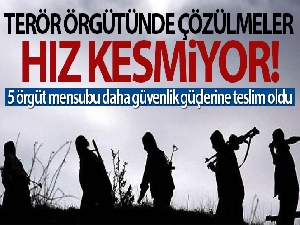 PKK/KCK terör örgütünde çözülmeler hız kesmiyor