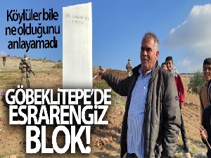 Göbeklitepe'de esrarengiz metal blok