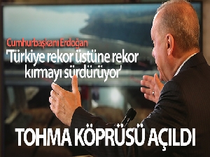 Cumhurbaşkanı Erdoğan: 'Türkiye rekor üstüne rekor kırmayı sürdürüyor'