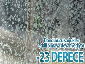 Ardahan donuyor, Göle eksi 23 derece