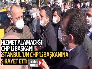 Mağdur vatandaş CHP'li Başkanı CHP'li Başkana şikayet etti: Şikayeti duyan başkan kaçmaya çalıştı