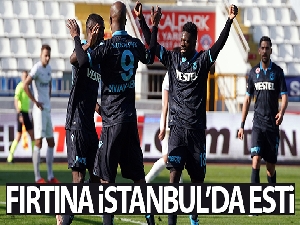 Trabzonspor, Kasımpaşa'yı 2-1 mağlup etti