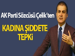 AK Parti Sözcüsü Çelik'ten kadına şiddete tepki