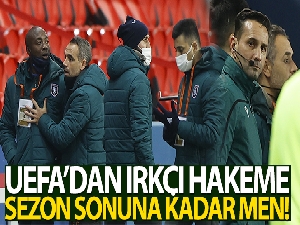Irkçı hakeme sezon sonuna kadar men