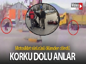 Isparta'da tır ile çarpışan motosikletin sürücüsü ölümden döndü