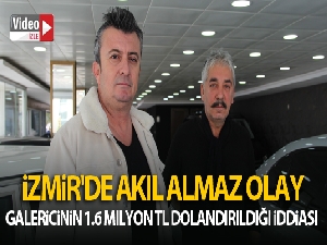 İzmir'de akıl almaz olay: Galericinin 1.6 milyon TL dolandırıldığı iddiası