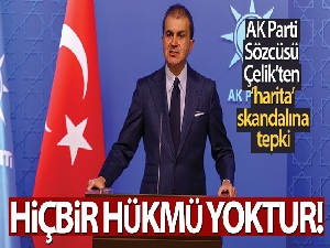 AK Parti Sözcüsü Çelik'ten harita skandalına tepki!
