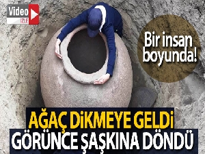 Bir insan boyundaki dev küp heyecanlandırdı