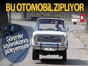Bu otomobil zıplıyor
