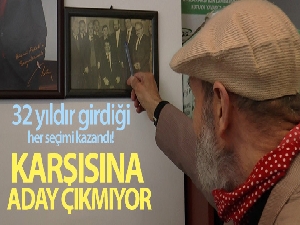32 yıldır girdiği her seçimi kazandı