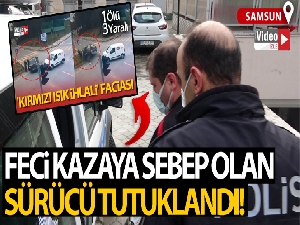 Aracıyla kırmızı ışıkta geçerek ölüme sebep olan doktor tutuklandı