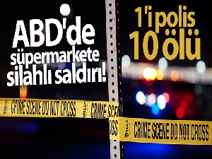 ABD'de süpermarkete silahlı saldırının bilançosu netleşti: 1'i polis 10 ölü