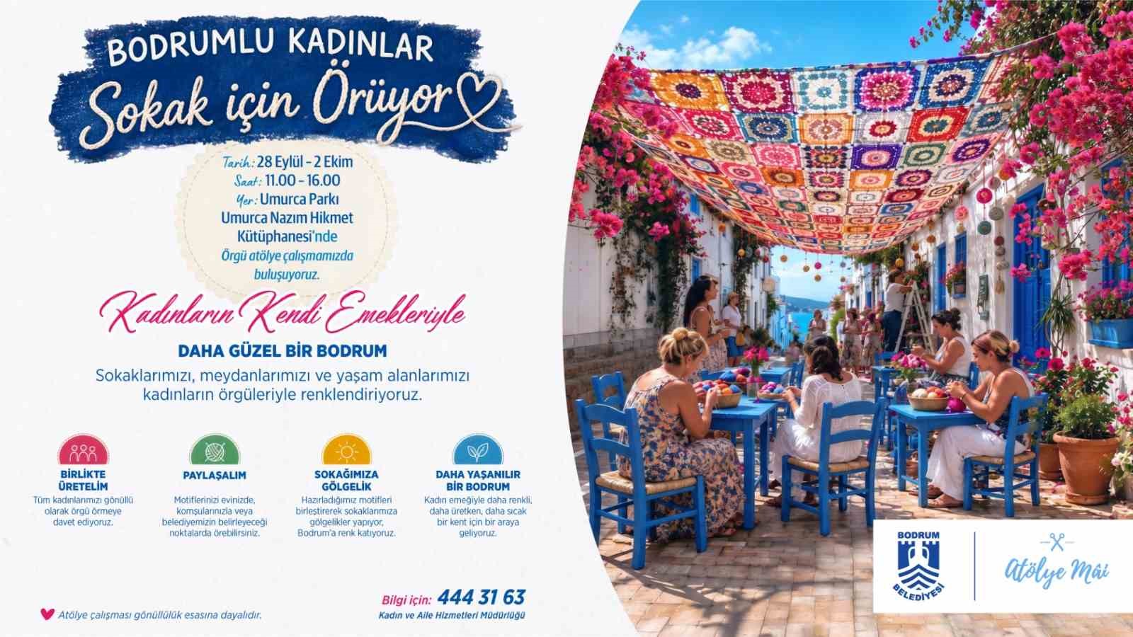 bodrum-un-sokaklari-kadinlarin-el-emegiyle-renkleniyor
