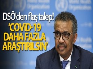 DSÖ, Covid-19'un kökenine ilişkin daha fazla araştırma yapılmasını talep etti