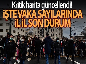 Sağlık Bakanlığı illere göre korona virüs vaka sayılarını açıkladı