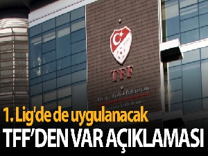 TFF'den VAR açıklaması