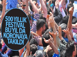 500 yıllık festival bu yıl da koronaya takıldı
