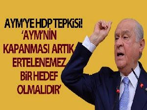 MHP lideri Devlet Bahçeli'den AYM'ye kapatma tepkisi!
