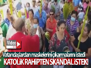 Katolik rahipten skandal istek