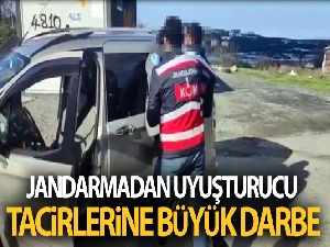 İstanbul'da jandarmadan uyuşturucu tacirlerine büyük darbe