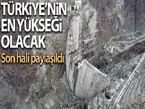 Yusufeli Barajının son hali paylaşıldı