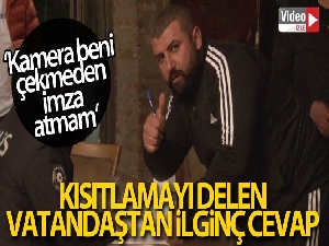 Pendik'te kısıtlamayı delip restoranda alkol alan şahıstan ilginç cevap