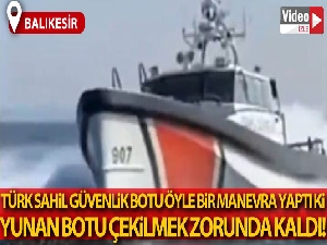 Türk Sahil Güvenlik botu, mültecileri ölüme terk eden Yunan botuna böyle müdahale etti