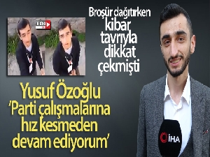 2019 yılında seçim broşürleri dağıttığı sırada sözlü tacize maruz kalan Yusuf Özoğul konuştu!