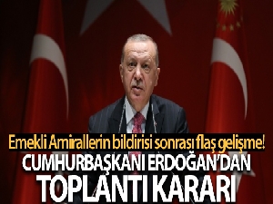 Cumhurbaşkanı Erdoğan yarın Külliye'de toplantı yapacak