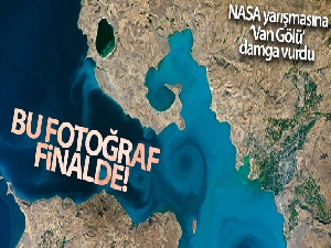 Van Gölü'nün uzaydan çekilen görseli finalde