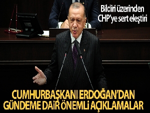 Cumhurbaşkanı Erdoğan muhalefete çok sert eleştiriler