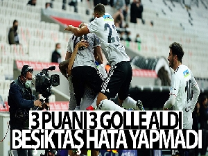Süper Lig: Beşiktaş: 3 - Aytemiz Alanyaspor: 0 (Maç sonucu)