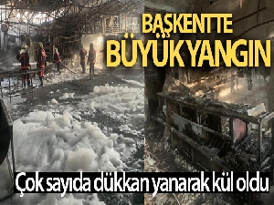 Başkent'te yangın!