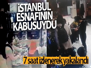 İstanbul'da “esnafın kabusu” Cezayirli telefon hırsızı yakalandı