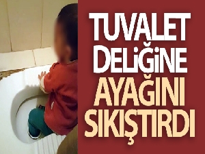 Esenyurt'ta tuvalet deliğine ayağı sıkışan çocuğu itfaiye kurtardı
