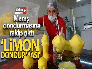 Limon dondurması Maraş dondurmasına rakip oldu