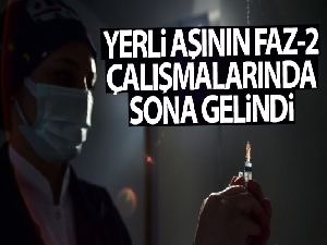 Yerli aşının Faz-2 çalışmalarında sona gelindi