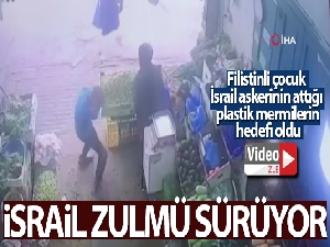 İsrail güçleri Batı Şeria'da Filistinli çocuğu plastik mermi ile gözünden vurdu