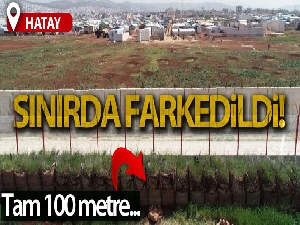 Suriye'den kazılmış, 100 metre uzunluğunda tünel tespit edildi