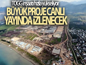 TOGG inşaatı hızla yükseliyor, büyük proje canlı yayında izlenecek