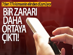 Cep telefonunun bir zararı daha ortaya çıktı
