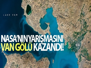 NASA fotoğraf yarışmasını Van Gölü kazandı
